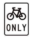 P1 AND P2 TRANSIT LANE SIGNS
